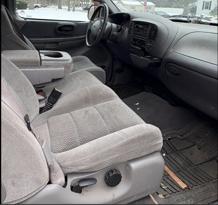 Interior leather detail